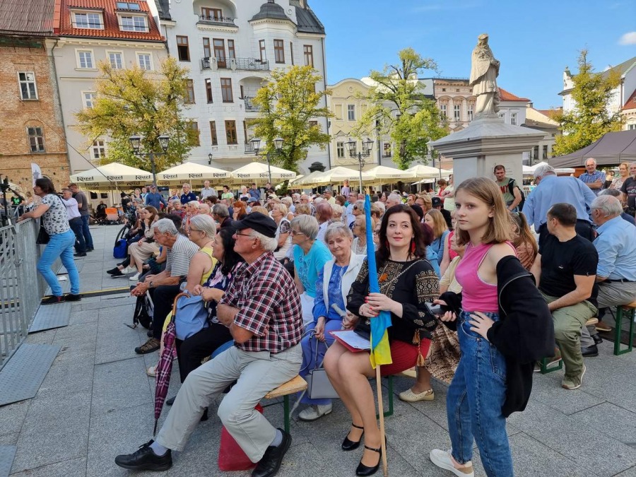 Ramię w ramię z Ukraińcami. W Bielsku-Białej w rocznicę „Cudu nad Wisłą” ZDJĘCIA