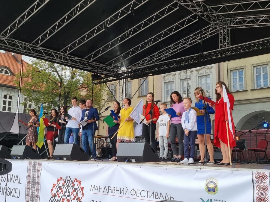 Ramię w ramię z Ukraińcami. W Bielsku-Białej w rocznicę „Cudu nad Wisłą” ZDJĘCIA