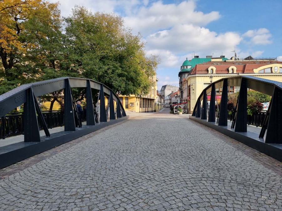 Sławny most graniczny. Obok znajdował się najsłynniejszy w Galicji dom uciech ZDJĘCIA