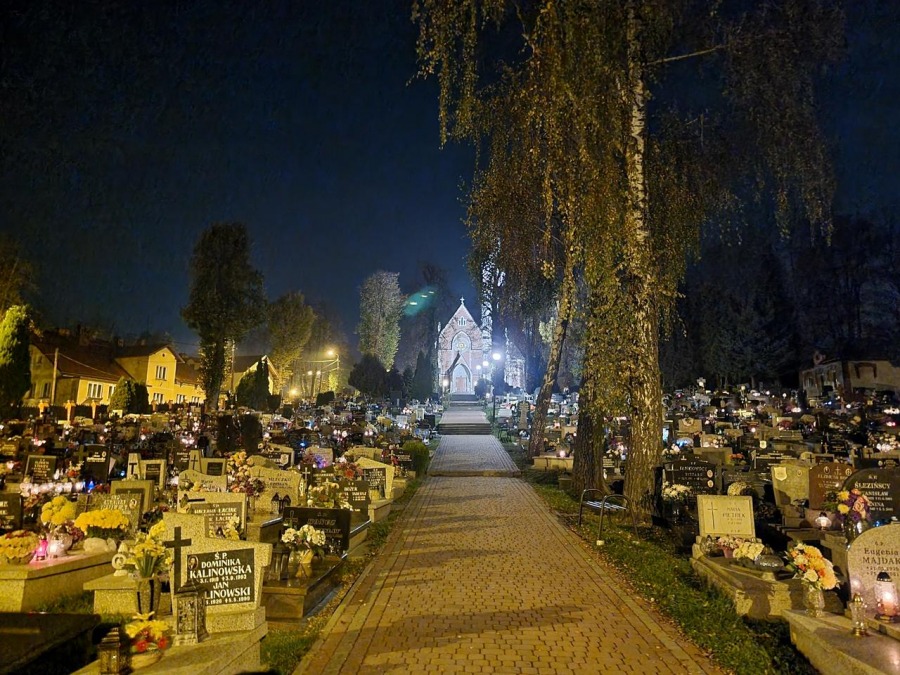 Spokój na cmentarzach. Sprzedawcy wierzą, że szczyt nadejdzie ZDJĘCIA