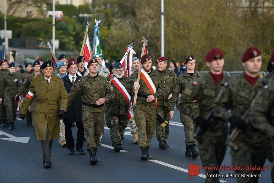 Bielsko-Biała dla Niepodległej. Obchody uroczyste i mniej oficjalne ZDJĘCIA