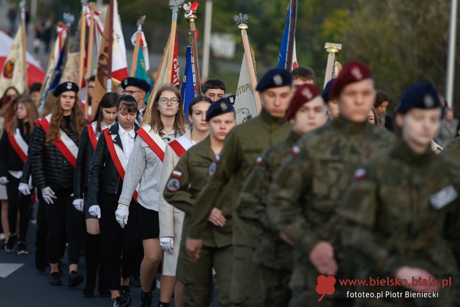 Bielsko-Biała dla Niepodległej. Obchody uroczyste i mniej oficjalne ZDJĘCIA