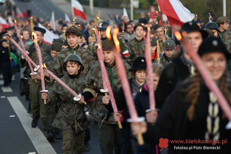 Bielsko-Biała dla Niepodległej. Obchody uroczyste i mniej oficjalne ZDJĘCIA