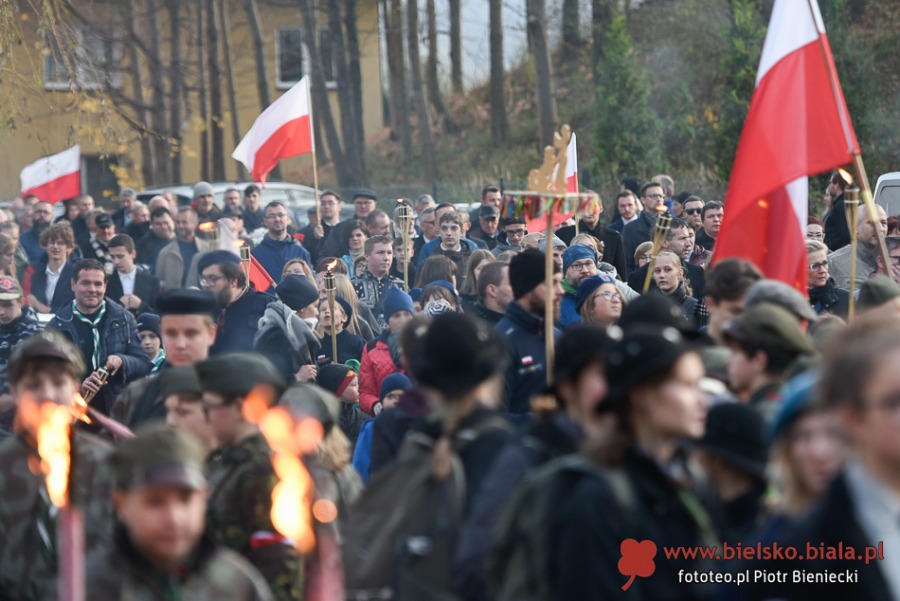 Bielsko-Biała dla Niepodległej. Obchody uroczyste i mniej oficjalne ZDJĘCIA