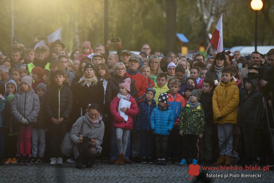 Bielsko-Biała dla Niepodległej. Obchody uroczyste i mniej oficjalne ZDJĘCIA