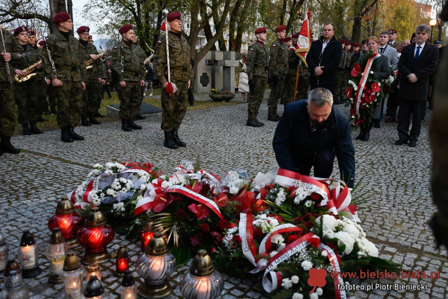 Bielsko-Biała dla Niepodległej. Obchody uroczyste i mniej oficjalne ZDJĘCIA