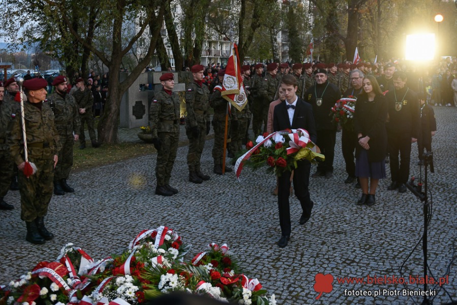 Bielsko-Biała dla Niepodległej. Obchody uroczyste i mniej oficjalne ZDJĘCIA