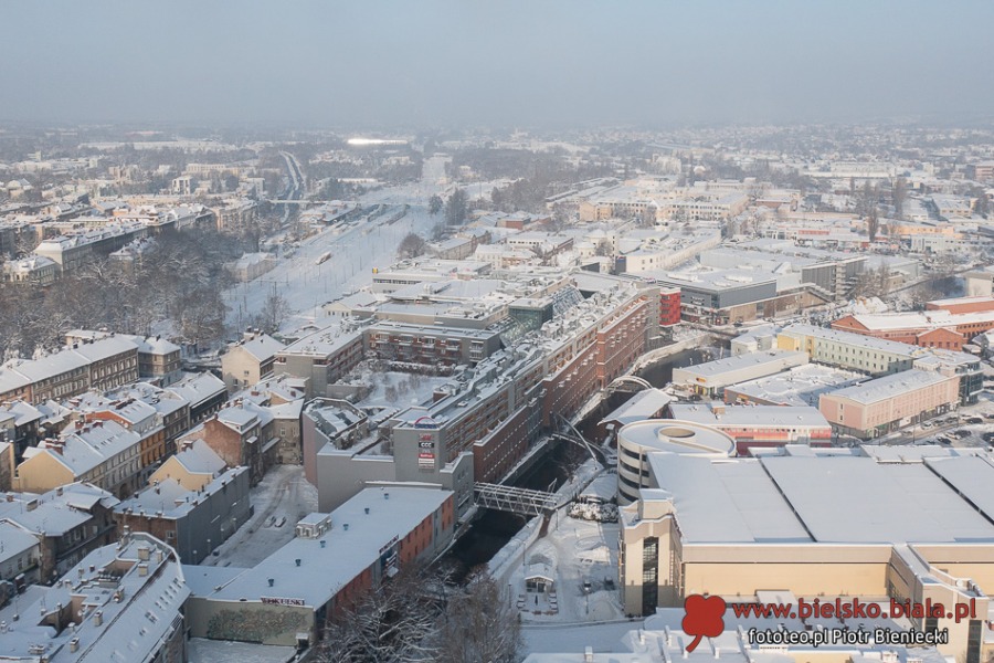 Bielsko-Biała miasto całkiem zasypane. Klęska i błogosławieństwo ZDJĘCIA