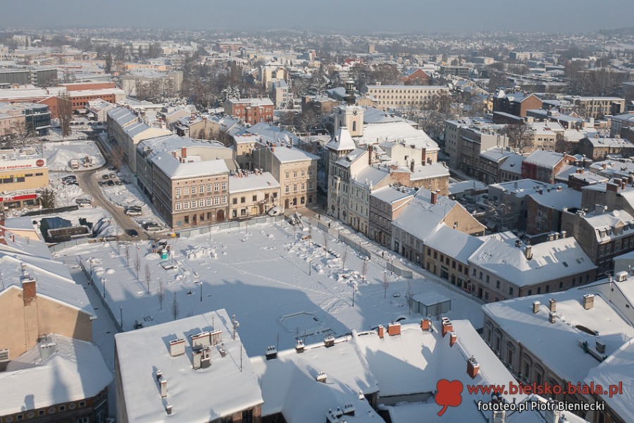 Bielsko-Biała miasto całkiem zasypane. Klęska i błogosławieństwo ZDJĘCIA
