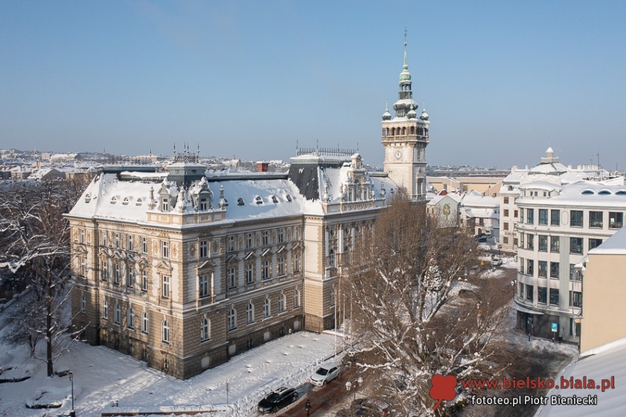 Bielsko-Biała miasto całkiem zasypane. Klęska i błogosławieństwo ZDJĘCIA