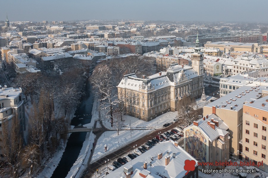 Bielsko-Biała miasto całkiem zasypane. Klęska i błogosławieństwo ZDJĘCIA
