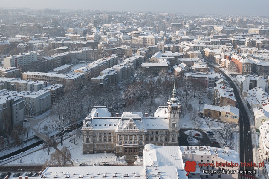Bielsko-Biała miasto całkiem zasypane. Klęska i błogosławieństwo ZDJĘCIA