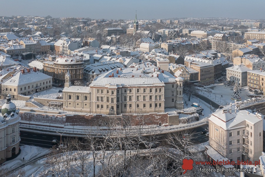 Bielsko-Biała miasto całkiem zasypane. Klęska i błogosławieństwo ZDJĘCIA