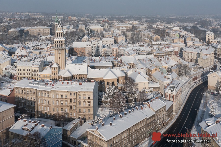 Bielsko-Biała miasto całkiem zasypane. Klęska i błogosławieństwo ZDJĘCIA