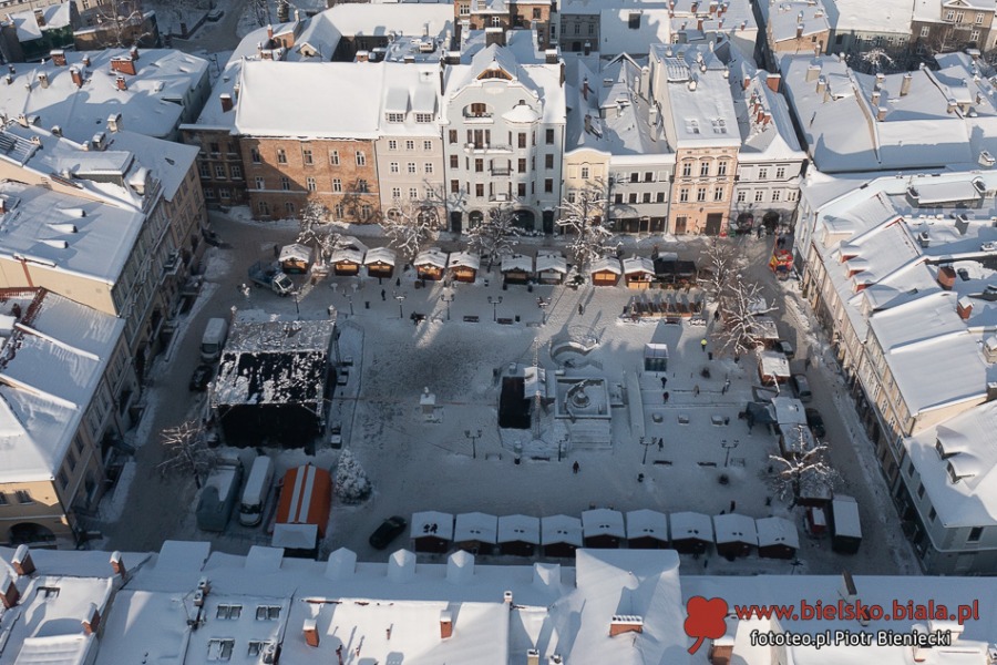 Bielsko-Biała miasto całkiem zasypane. Klęska i błogosławieństwo ZDJĘCIA