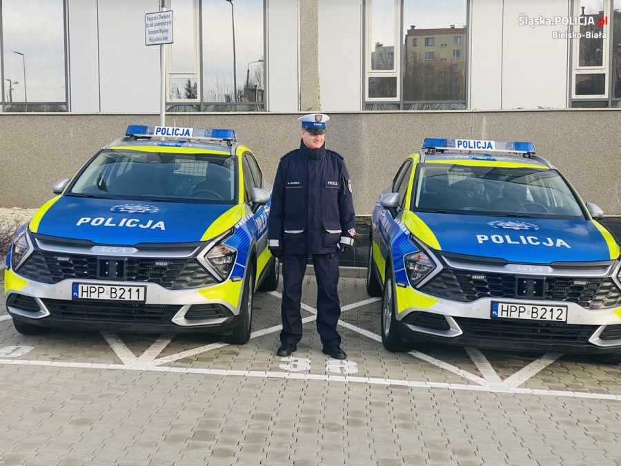 Składka na radiowozy dla bielskiej policji. Pojazdy otrzymały optymalne wyposażenie - foto