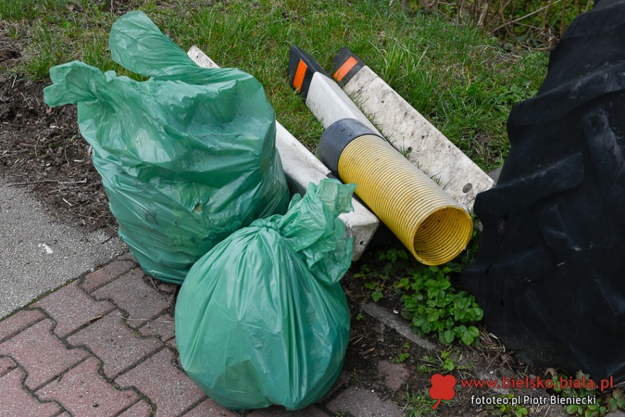 W czynie społecznym zebrali ponad tonę śmieci. Z rzeki wyciągano różne „skarby”