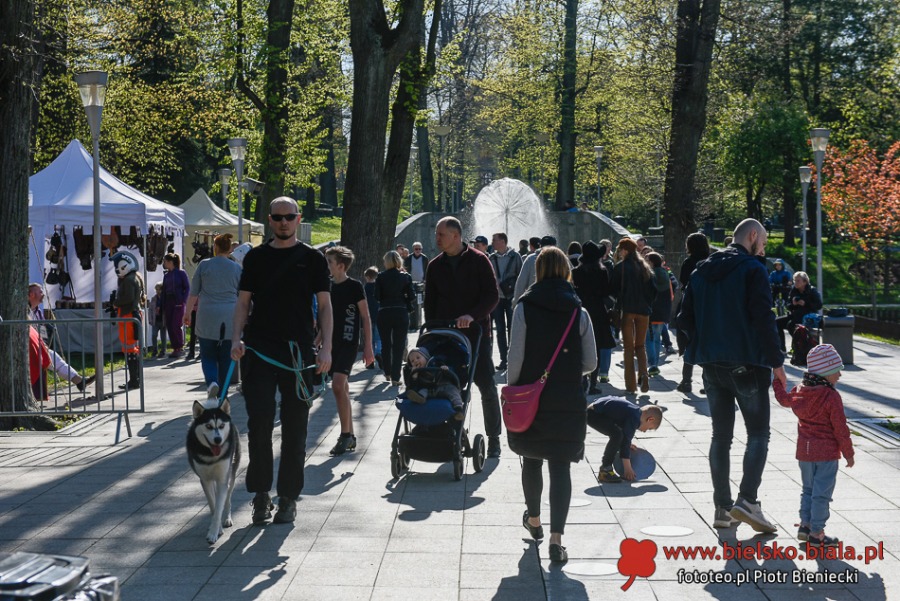 Turnieje walk, średniowieczna kuchnia i dmuchańce. Tu nikt się nie nudził