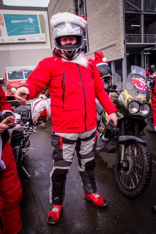 Mikołaje na motorze