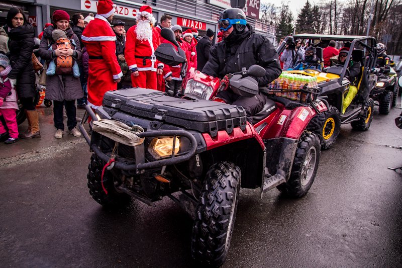 Mikołaje na motorze