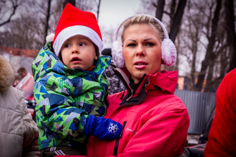 Mikołaje na motorze