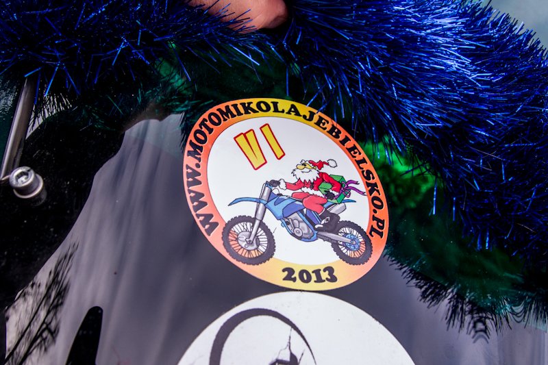Mikołaje na motorze