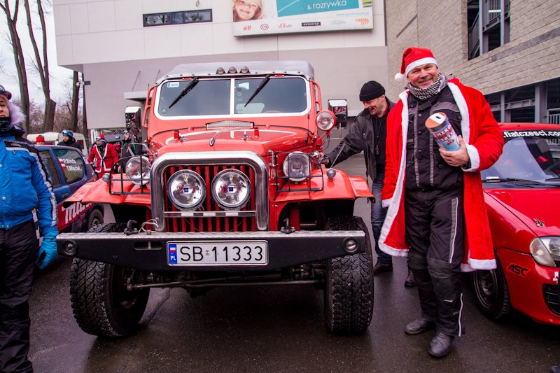 Mikołaje na motorze