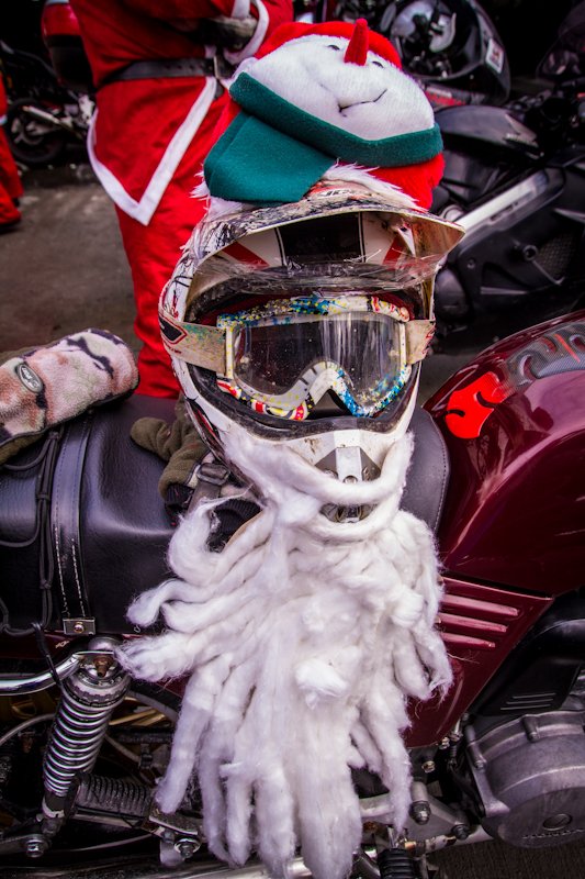 Mikołaje na motorze